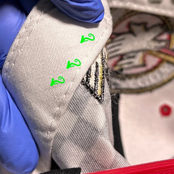 VTG Winston Cup NASCAR Black Red Snapback Cap Eagle B/W Checkered Sides - Picture 13 of 15